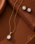 Conjunto Redondo Dourado