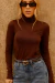Blusa Lorena - Marrom na internet