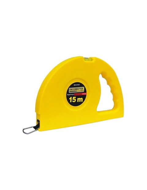 Cinta Metrica 15 Mts De Fibra De Vidrio Crossmaster Agrimensor 9932062