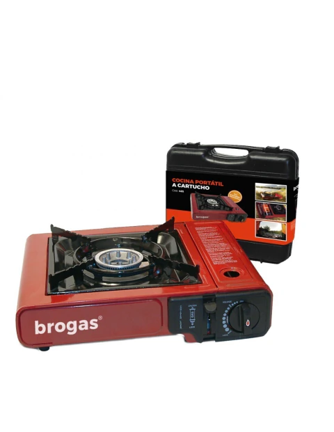Anafe Con Valija Una Hornalla Encendido Electronico Brogas 465