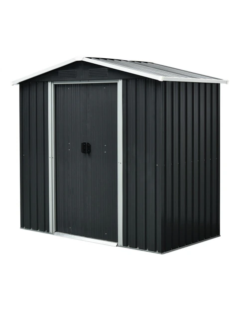 Caseta De Acero Para Jardín 3 M² Kushiro Fcai-03m2