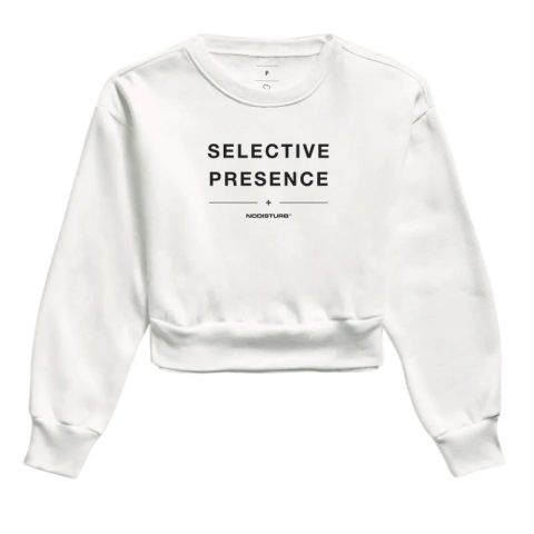 Cropped Moletom - SELECTIVE PRESENCE na internet