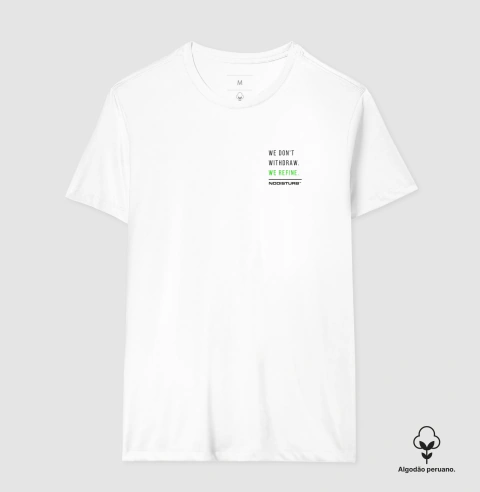 Imagem do Camiseta Algodão Peruano - we don't withdraw. we refine.