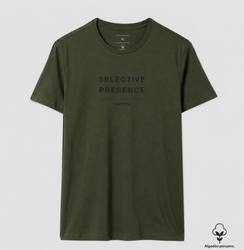 Camiseta Algodão Peruano - SELECTIVE PRESENCE - comprar online