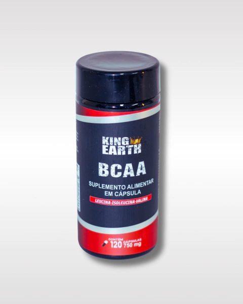 Bcaa Em Cápsulas Rei Terra Suplemento Fitness - 120 Caps