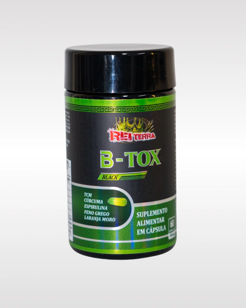 Rei Terra B-tox Black 60 Cápsulas Laranja Moro 50g