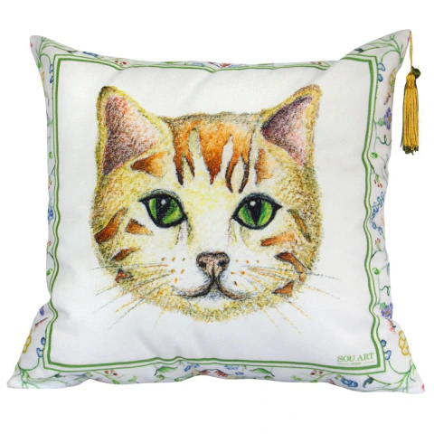 Capa de Almofada Filhote Gato