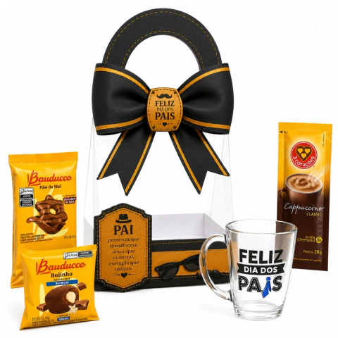 Kit de Cafezinho Dia dos Pais - Laço