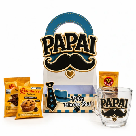 Kit de Cafezinho Dia dos Pais - Bigode