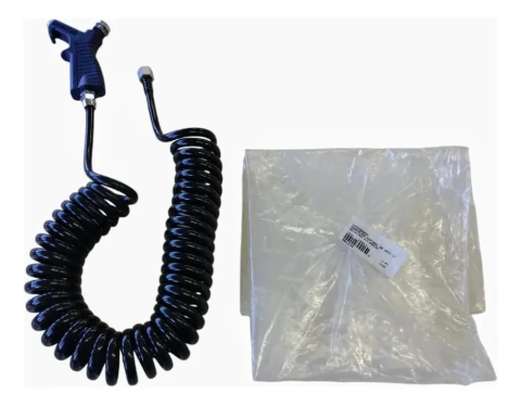 Kit Mangueira C/ Revolver Ar Limpeza Cabine Caminhão 5 Mts