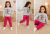 Conjunto Infantil Feminino Moletom Wilbertex Kids Blusa Cinza com Calça Rosa - comprar online