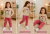Conjunto Infantil Feminino W Kids Moletom Blusa Bege com Calça Rosa – Ref. 1334 - comprar online