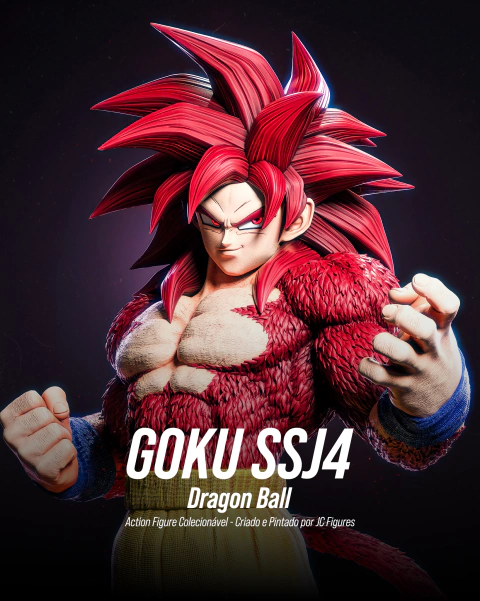 Goku SSJ4 Dragon Ball - Figure Colecionável