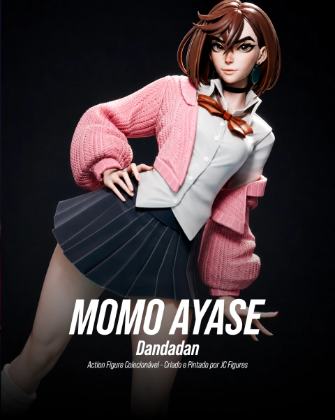Momo Ayase Dandadan - Figure Colecionável