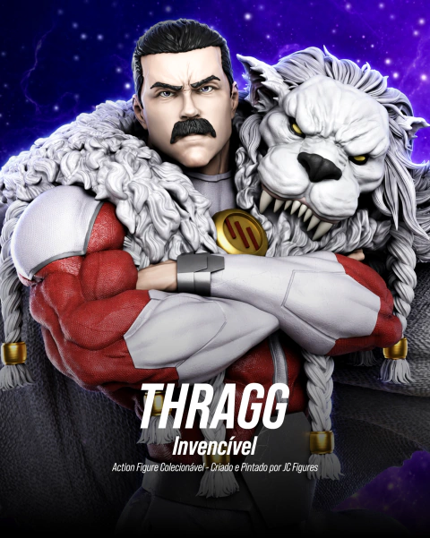 Thragg Invencível - Figure Colecionável