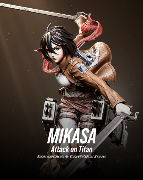 Mikasa Attack on Titan - Figure Colecionável - comprar online