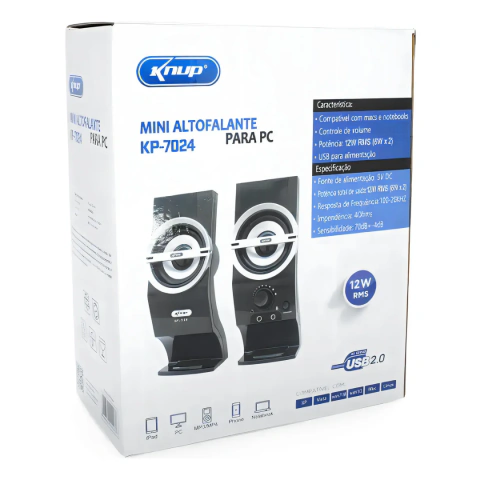 Caixa De Som Potente - knup - comprar online