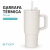 Garrafa Térmica 710 ml com Alça e Canudo BTOP
