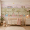 Papel de Parede Quarto Infantil Personalizado Pézinho de limão