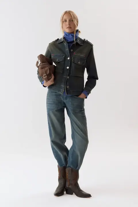 CAMPERA GENTIANA MATIZADO