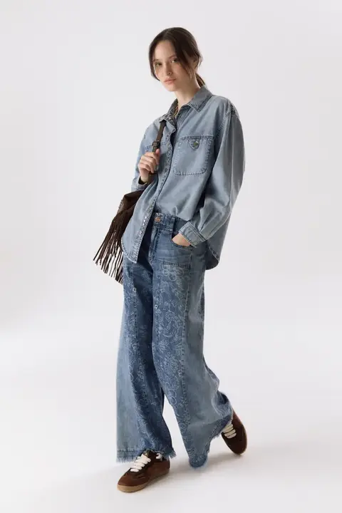 CAMISA ASARINA CELESTE DENIM