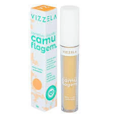 CORRETIVO CAMUFLAGEM AMARELO - VIZZELA