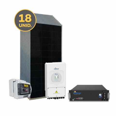 Kit Energia Solar On Grid Híbrido - 19,88kWp