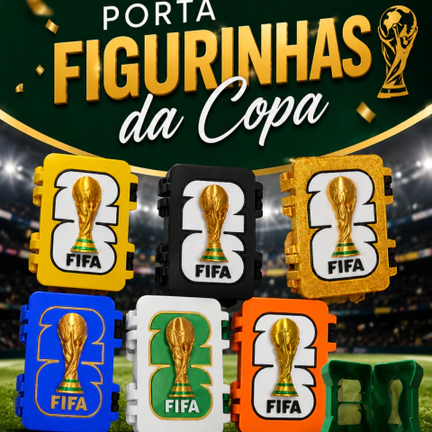 Case Porta Figurinhas da Copa do Mundo - comprar online