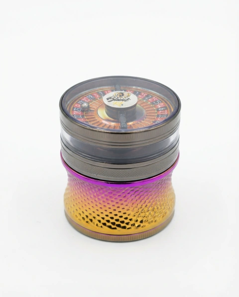 Picador Picachu Grinder 4 Partes Blunt Rey Metal Violeta Ruleta Gran