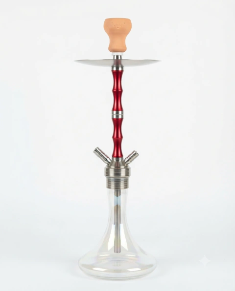 OFERTA Shisha Narguile Blunt Rey Acero y Cristal Premium 72cm SIN MANGUERA