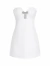 Vestido sem alças com laço em brilho