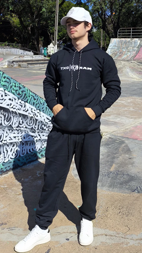 Blusão Moletom TX Preto - comprar online