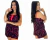 Kit 2 Pijama Short Doll de Liganete Preto com Estampa de Moranguinhos - comprar online
