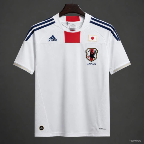 Camisa Japão Away Retrô 2010 Adidas Mundial - Branca