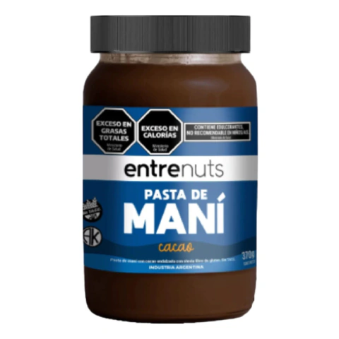 Pasta de mani con cacao 370gr