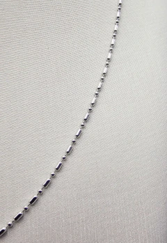 Gargantilha Ponto e Traço 45cm / 1mm na internet