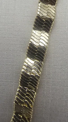 Pulseira de fita Ondulada 22cm / 5mm na internet