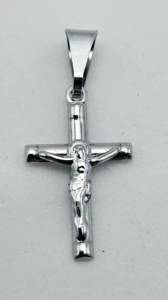 Pingente Cruz Fina com Cristo 18.2mm na internet