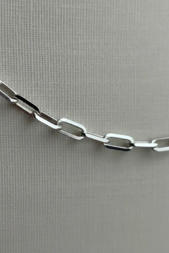 CORRENTE CARTIER 2 MM 45 CM RÓDIO BRANCO na internet