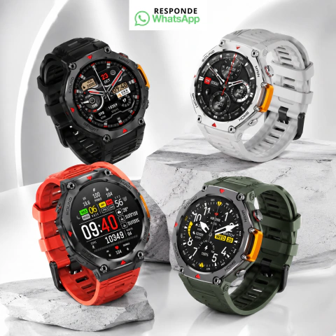 Smartwatch Titan REX 47mm Premium Original – Responde WhatsApp