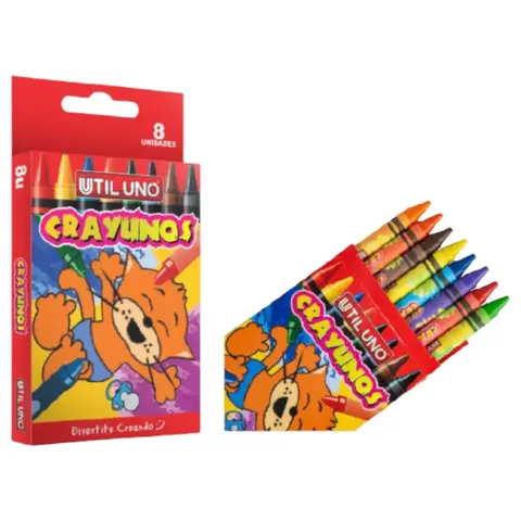 Crayones Util-1 x 8 Colores