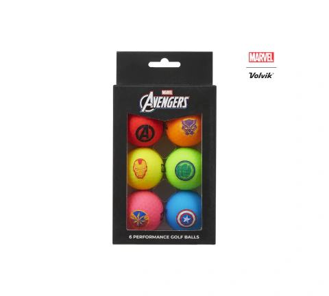 Pelotas Volvik Marvel Avengers (6 unidades)