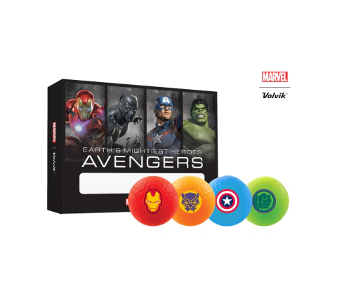 Pelotas de Golf Volvik Marvel Avengers (12 unidades)