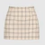 Mini Saia em Tweed Estruturada Xadrez - comprar online