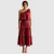 Vestido Midi Um Ombro Só Marfino