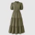 Vestido Midi Verde Oliva Marfino na internet