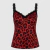 Regata Acetinada Animal Print com Renda - comprar online