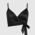 Top Cropped Acetinado Transpassado com Laço - comprar online