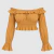 Top Cropped Ciganinha Mostarda - comprar online