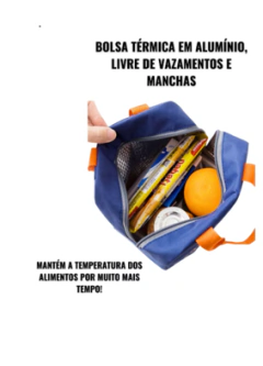 Bolsa Lancheira Térmica Infantil Feminina Escolar Masculina Cor:Passarinho - comprar online
